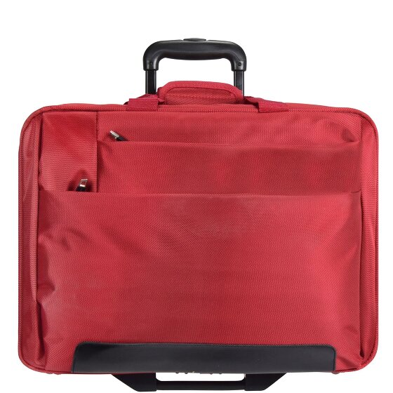 Dermata 2 ruote Trolley business 37 cm Vano porta PC