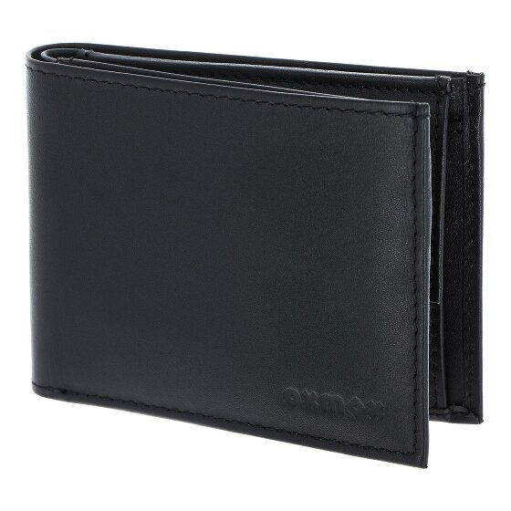 oxmox Leather Portafoglio Protezione RFID Vera Pelle 11 cm