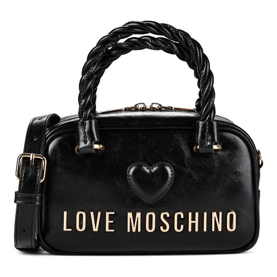 Love Moschino Nero Borsetta Vera Pelle 21 cm