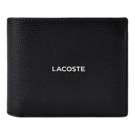 Lacoste Ossian Portafoglio Protezione RFID Vera Pelle 12 cm