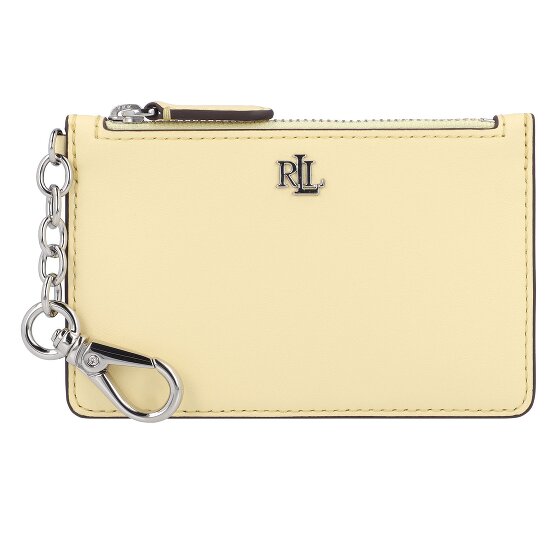 Lauren Ralph Lauren Zip Card Portafoglio chiave Vera Pelle 13 cm