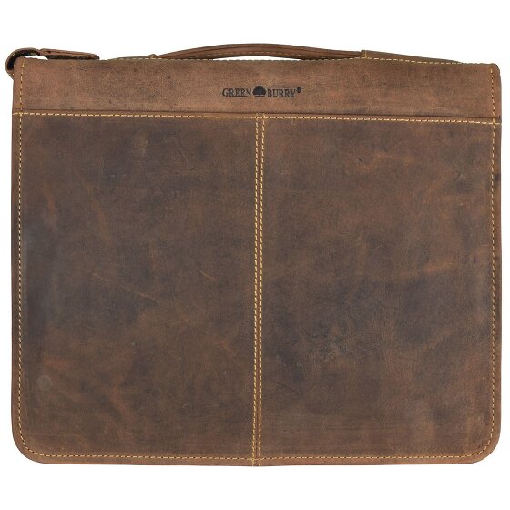 Greenburry Cartella ad anelli vintage in pelle 29 cm