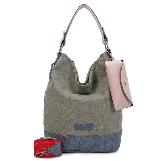 Fritzi aus Preußen Izzy07 Olga Canvas Borsa a tracolla 27 cm