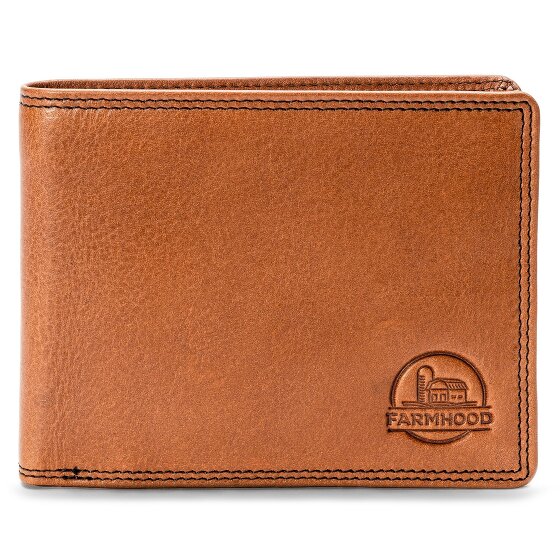 Farmhood Memphis Portafoglio Protezione RFID Pelle 12.5 cm