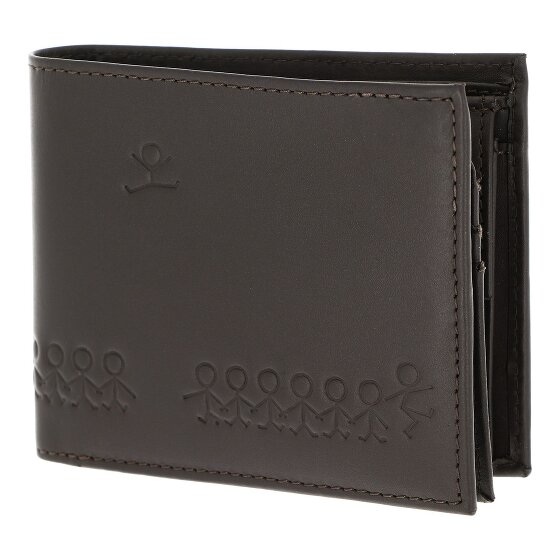 oxmox Leather Portafoglio Protezione RFID Vera Pelle 10 cm