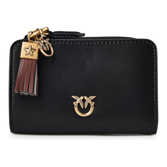 PINKO Love Wallet Portafoglio Vera Pelle 12 cm