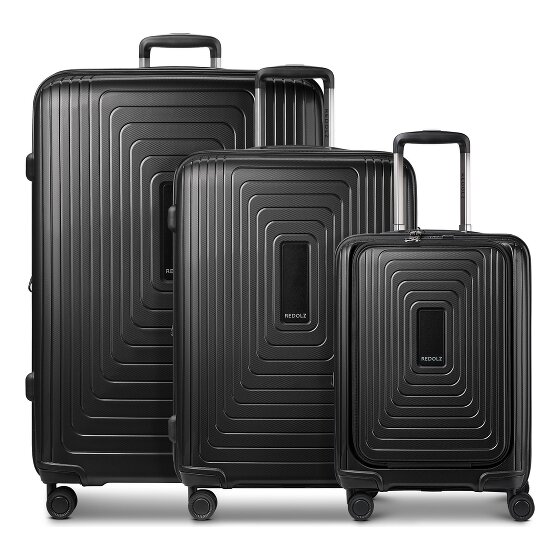 Redolz Essentials 14 4 ruote Set di valigie 3 pezzi espandibile