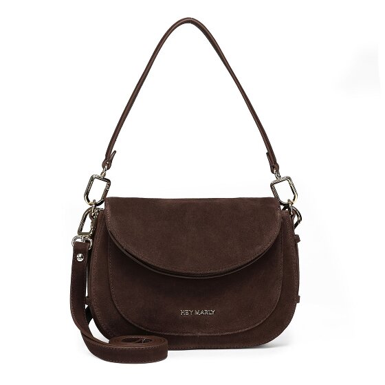 Hey Marly Big Sister Suede Borsa a spalla S Vera Pelle 25 cm