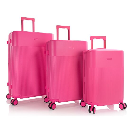 Heys HiLite 4 ruote Set di valigie 3 pezzi con piega di espansione
