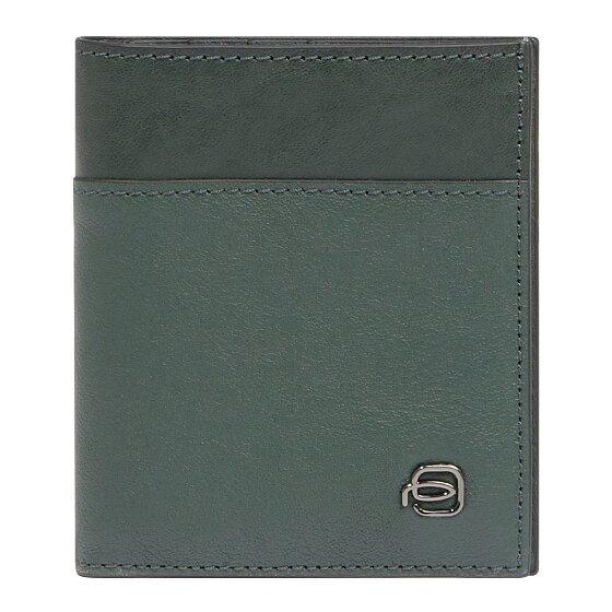 Piquadro Black Square Custodia per carta di credito Protezione RFID Pelle 9 cm