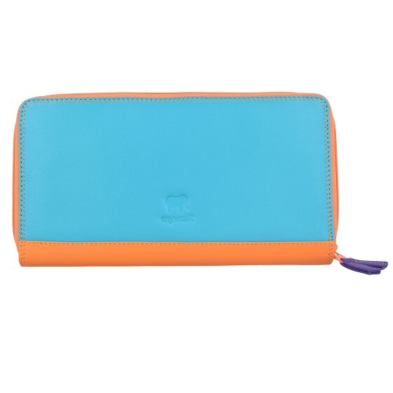 Mywalit Portafoglio trifoglio medio I in pelle 14 cm