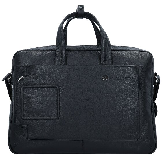 Piquadro Cartella in pelle con scomparto per laptop da 44 cm