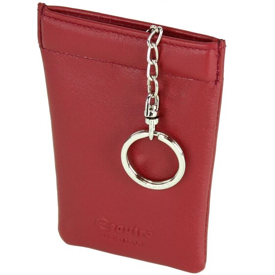 Esquire Portachiavi con logo in pelle 8 cm