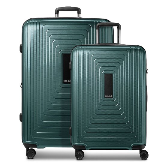 Redolz Essentials 14 4 ruote Set di valigie 2 pezzi espandibile