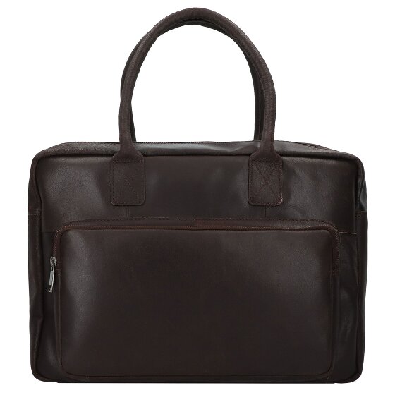 Burkely Cartella Mitch vintage in pelle 39 cm Scomparto per laptop