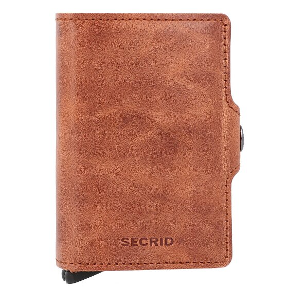 Secrid Twinwallet Porta carte di credito vintage RFID in pelle 6,5 cm