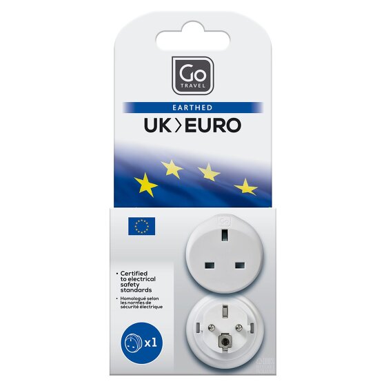 Go Travel Adattatore da viaggio UK-UE