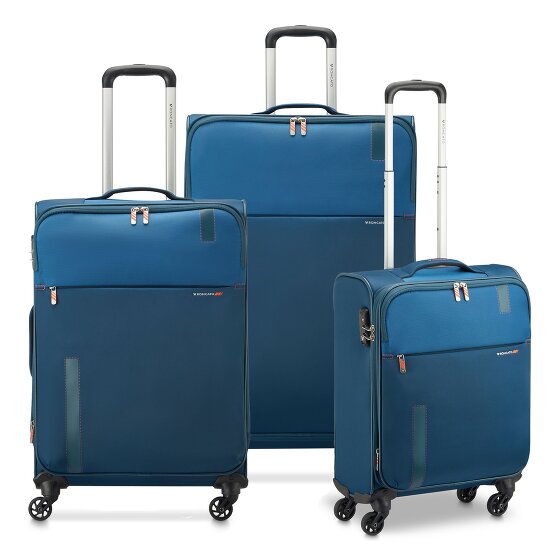 Roncato Speed 4 ruote Set di valigie 3 pezzi con piega di espansione