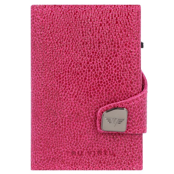 Tru Virtu Custodia per carte di credito Click & Slide Portafoglio RFID in pelle 6,5 cm