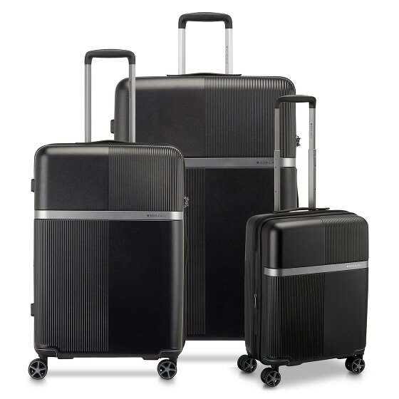 Roncato Airglam 4 ruote Set di valigie 3 pezzi con piega di espansione