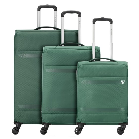 Roncato Jazz 4.0 4 ruote Set di valigie 3 pezzi con piega di espansione