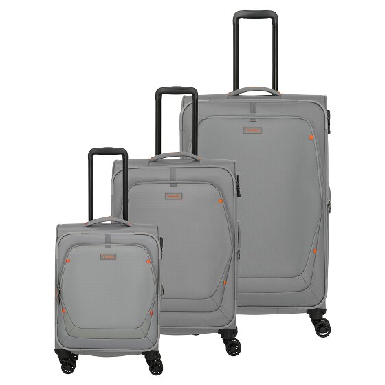 Travelite Umbria 4 ruote Set di valigie 3 pezzi con piega di espansione