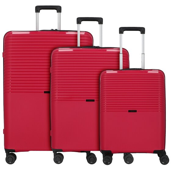 d&n Travel Line 4000 Set di valigie a 4 ruote 3 pz.