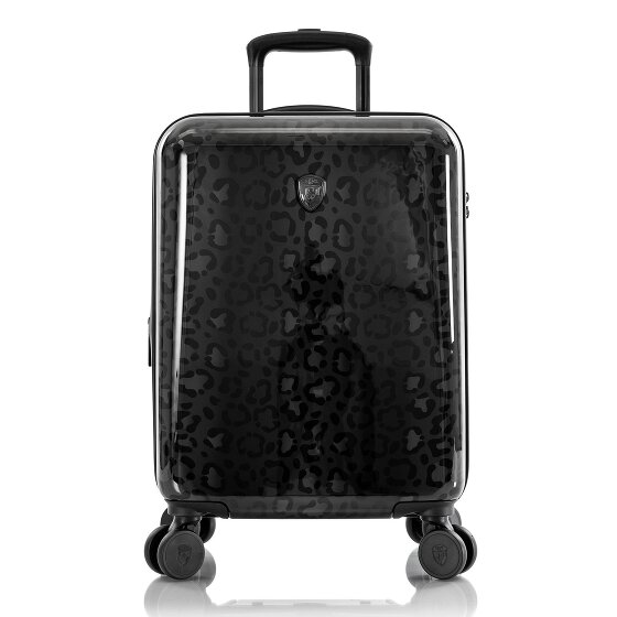 Heys Black Camo 4 ruote Carrello della cabina S 53 cm con piega di espansione