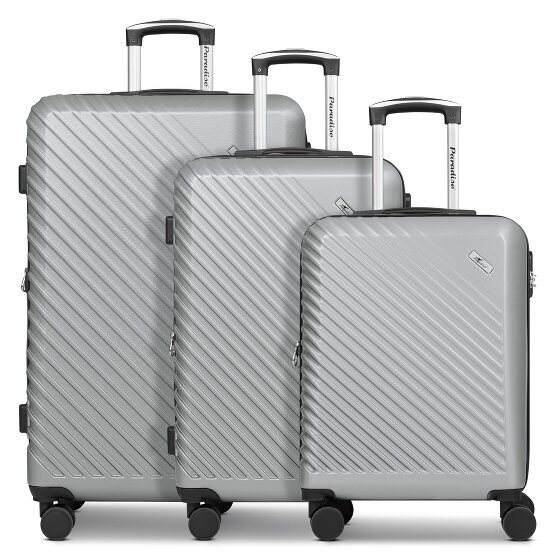 Check.In Paradise 2.0 4 ruote Set di valigie 3 pezzi con piega di espansione