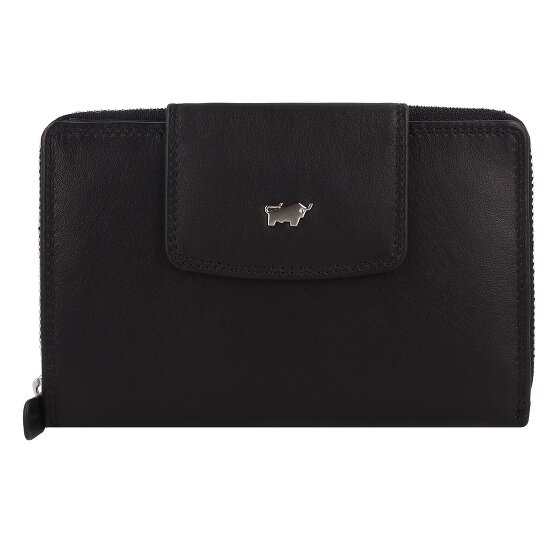 Braun Büffel Portafoglio Golf Secure RFID in pelle 14 cm