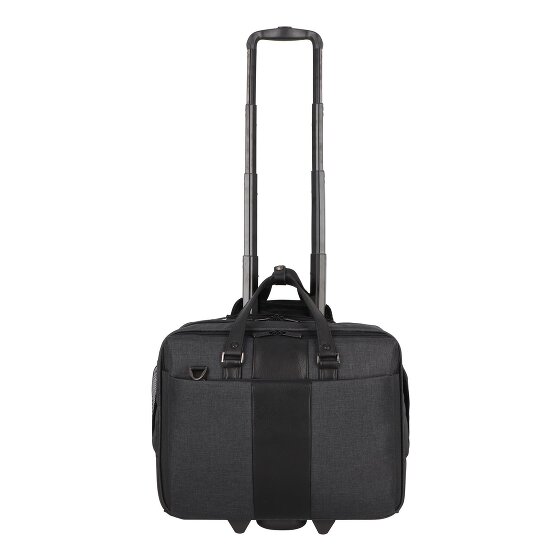 Dermata 2 ruote Carrello business 46 cm Scomparto per laptop