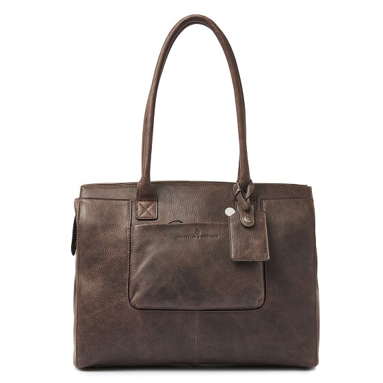 Castelijn & Beerens Carisma Borsa a tracolla RFID in pelle 38 cm Scomparto per laptop