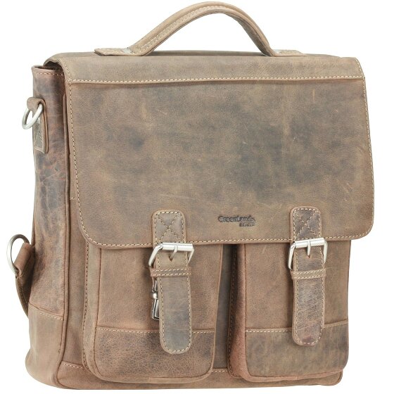 Greenland Nature Borsa a tracolla Stone Messenger in pelle 33 cm