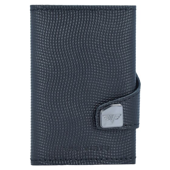 Tru Virtu Custodia per carte di credito Click & Slide Portafoglio RFID in pelle 6,5 cm