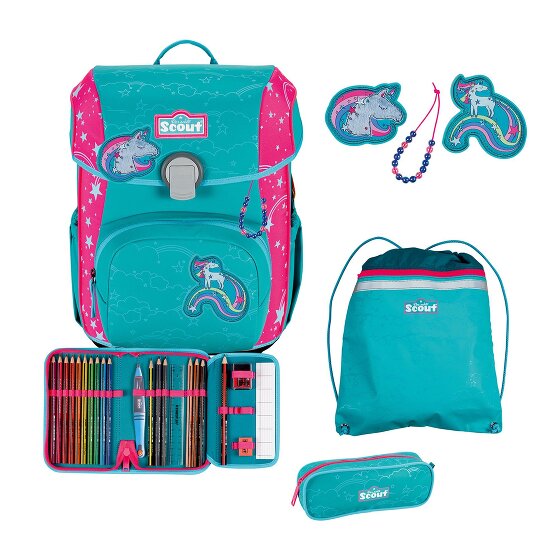 Scout Neo Exklusiv Superflash Extreme Set di borse per la scuola 4 pezzi