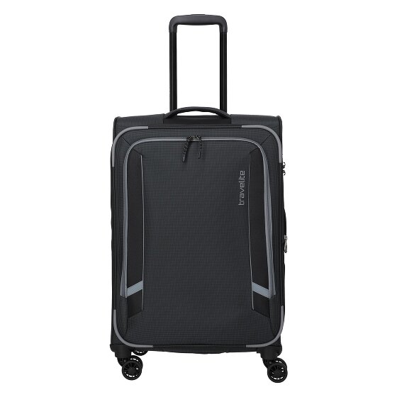 Travelite Corsiica 4 ruote Carrello M 67 cm con piega di espansione