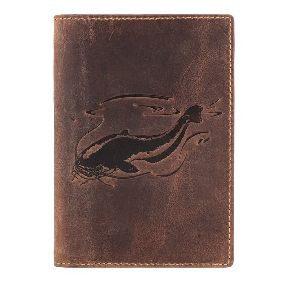 Greenburry Portadocumenti vintage in pelle 12 cm