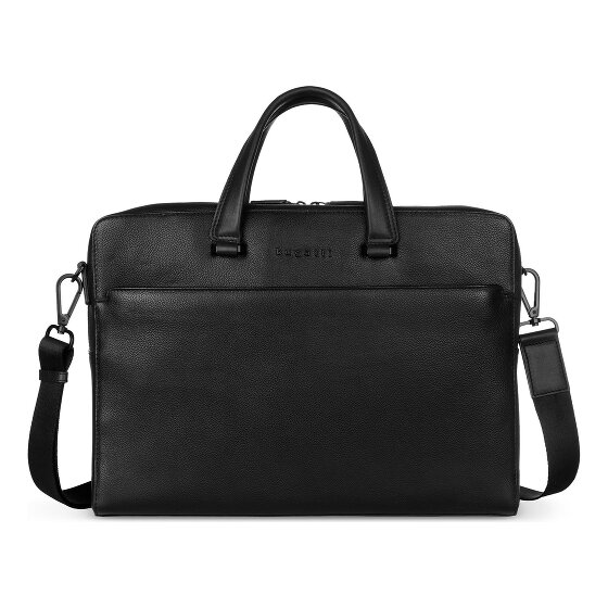 bugatti Black Valigetta Pelle 39 cm Scomparto per laptop