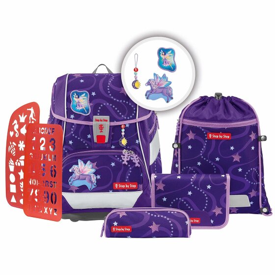 Step by Step Set di borse scuola 2in1 Plus 6 pezzi.