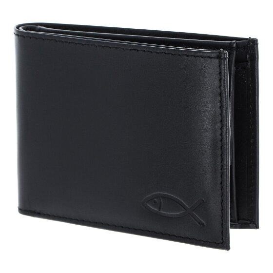 oxmox Leather Portafoglio Protezione RFID Vera Pelle 11 cm