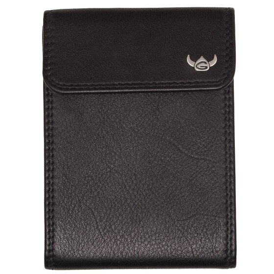 Golden Head Polo RFID Custodia per carte di credito in pelle 12 cm
