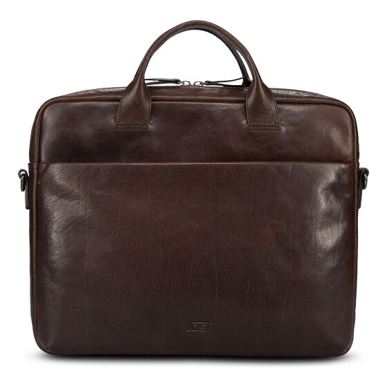 Jost Glasgow Valigetta Vera Pelle 37 cm Vano porta PC