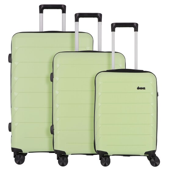 d&n Travel Line 4100 4 ruote Set di valigie 3 pezzi