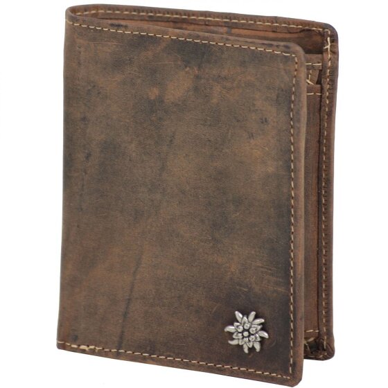 Greenburry Portafoglio vintage in pelle 9,5 cm