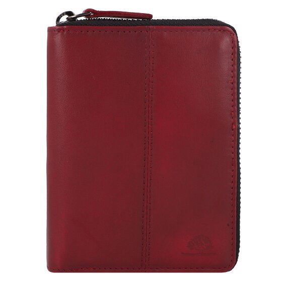 Greenburry Destressed Portafoglio Protezione RFID Pelle 13 cm