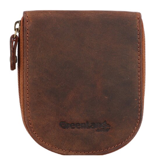 Greenland Nature Montenegro Portafoglio portamonete RFID in pelle 9 cm
