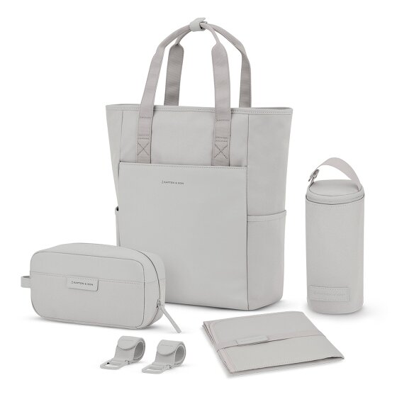 Kapten & Son Set di borse fasciatoio Lindby 4 pezzi con scomparto per laptop