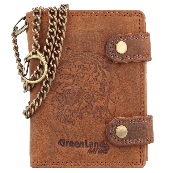 Greenland Nature Montenegro Portafoglio RFID in pelle 9 cm