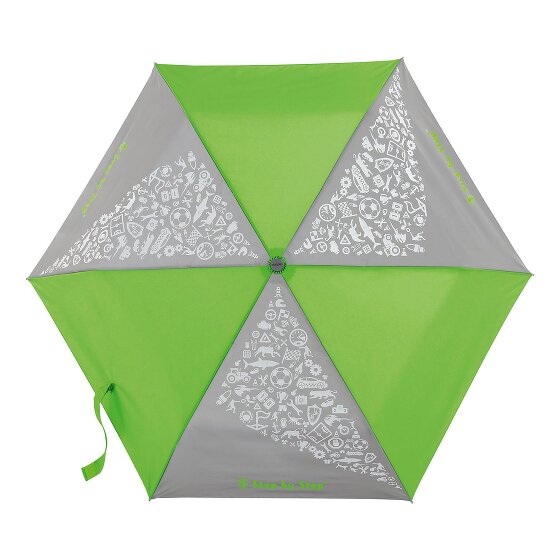 Step by Step Ombrello tascabile per bambini da 22 cm con elementi riflettenti