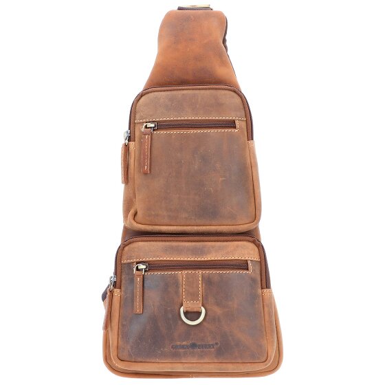 Greenburry Borsa a tracolla vintage in pelle 20 cm